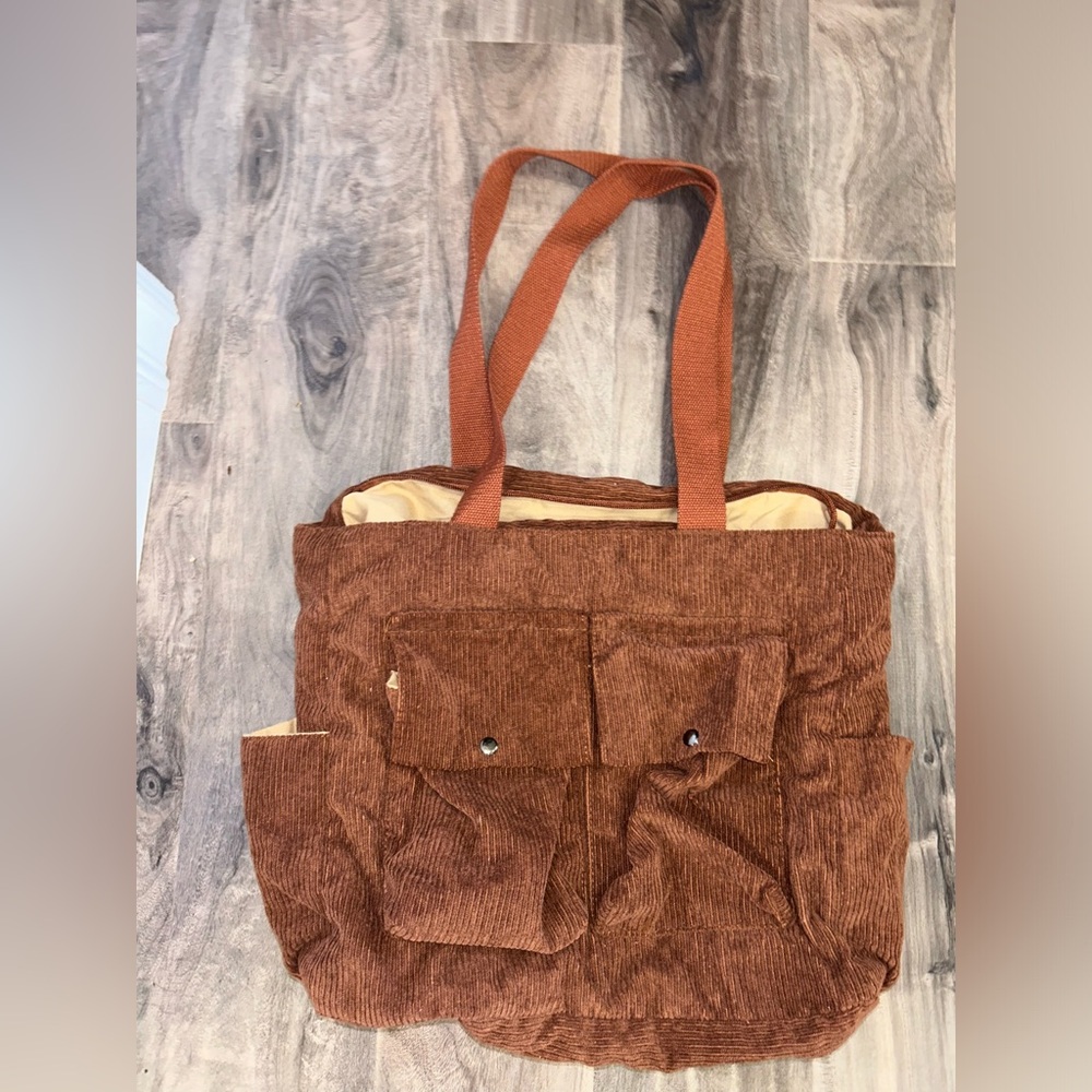 Brown washable purse/bag